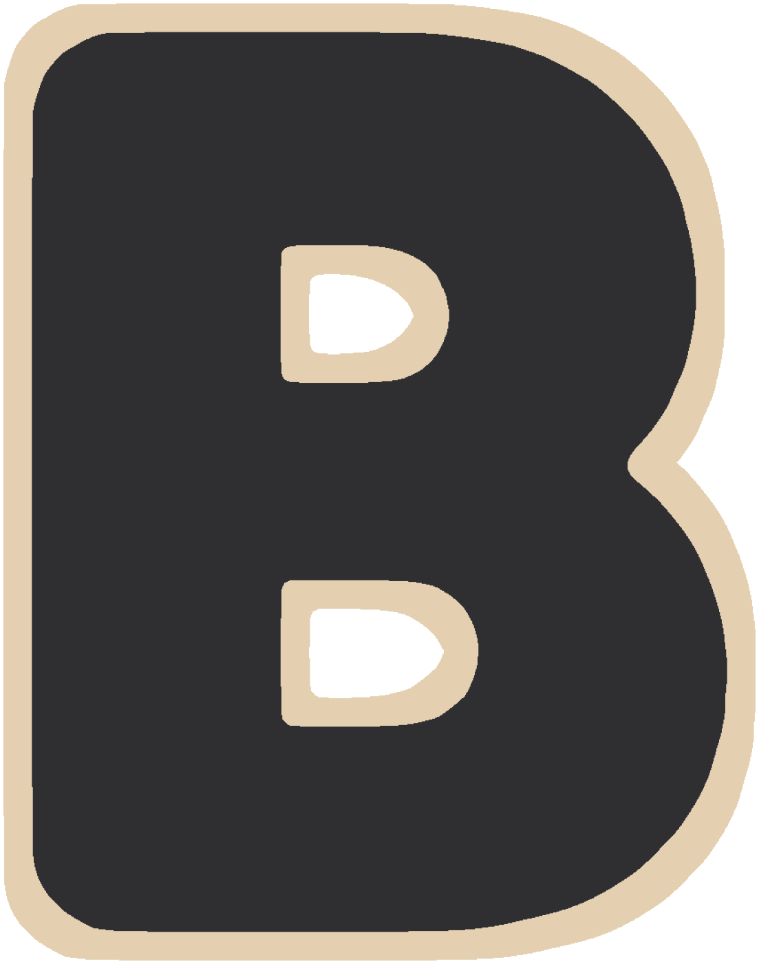 CubbyClick B · Cozy 06 letter design artwork