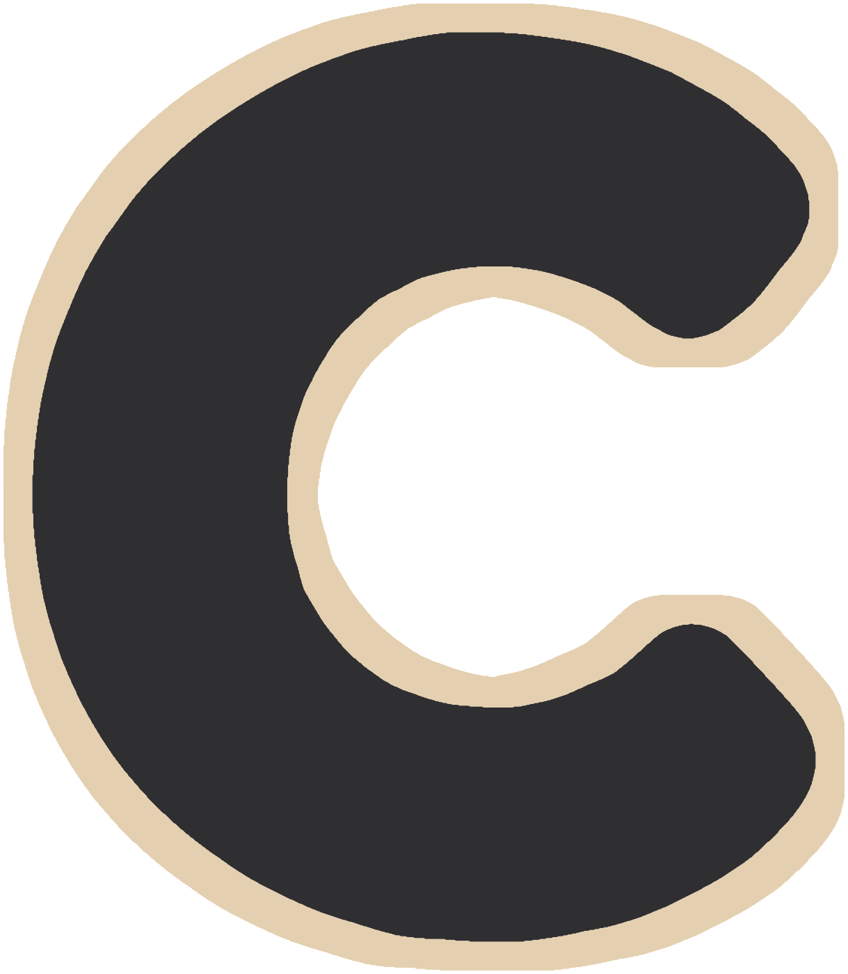 CubbyClick C · Cozy 06 letter design artwork